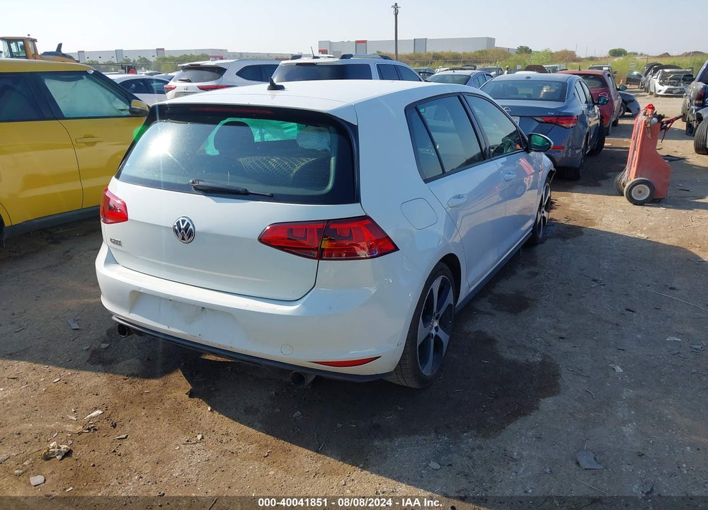 2017 VOLKSWAGEN GOLF GTI AUTOBAHN 4-DOOR/S 4-DOOR/SE 4-DOOR/SPORT 4-DOOR VIN: 3VW4T7AU1HM029029