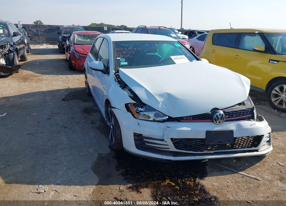 2017 VOLKSWAGEN GOLF GTI AUTOBAHN 4-DOOR/S 4-DOOR/SE 4-DOOR/SPORT 4-DOOR VIN: 3VW4T7AU1HM029029