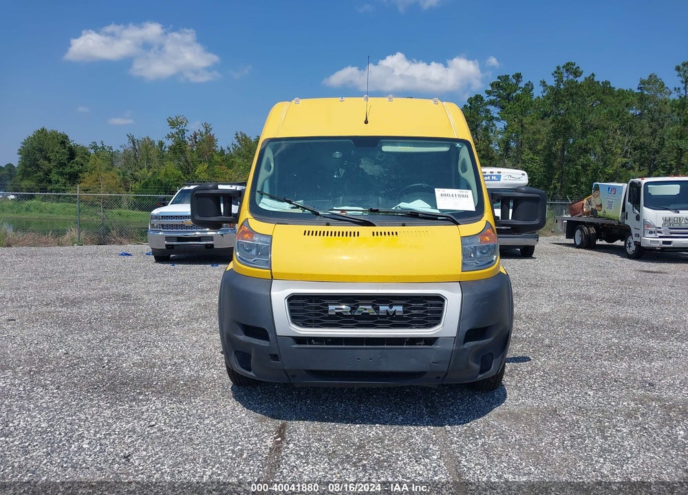 2019 RAM PROMASTER 2500 HIGH ROOF 136 WB VIN: 3C6TRVCG1KE532531
