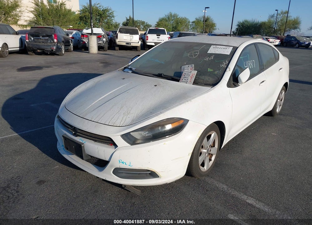2015 DODGE DART SXT VIN: 1C3CDFBB9FD266108