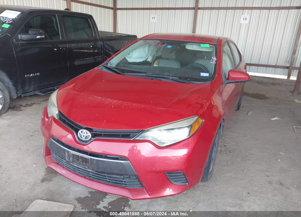 2015 TOYOTA COROLLA LE VIN: 5YFBURHE2FP260691