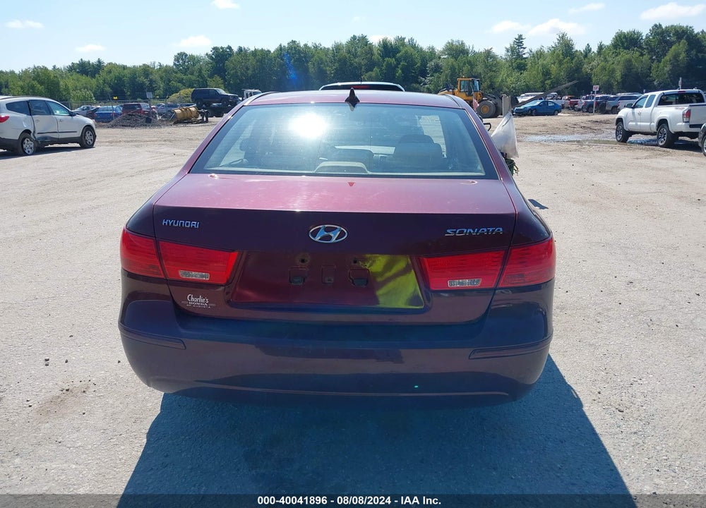 2009 HYUNDAI SONATA GLS VIN: 5NPET46C29H418548