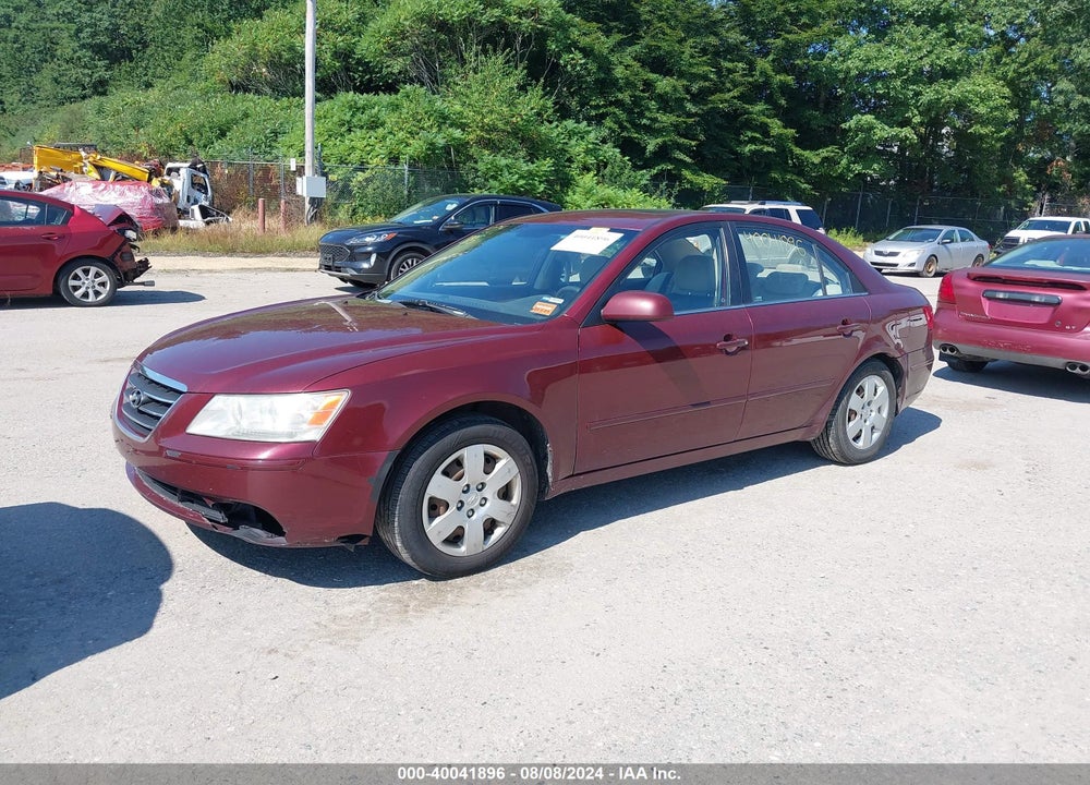 2009 HYUNDAI SONATA GLS VIN: 5NPET46C29H418548
