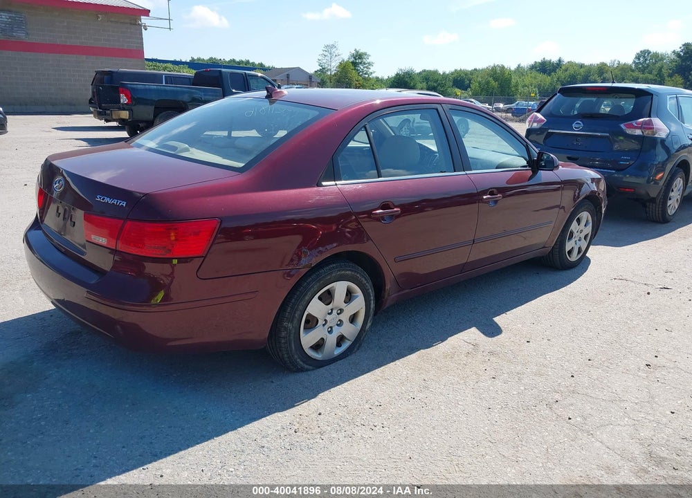 2009 HYUNDAI SONATA GLS VIN: 5NPET46C29H418548