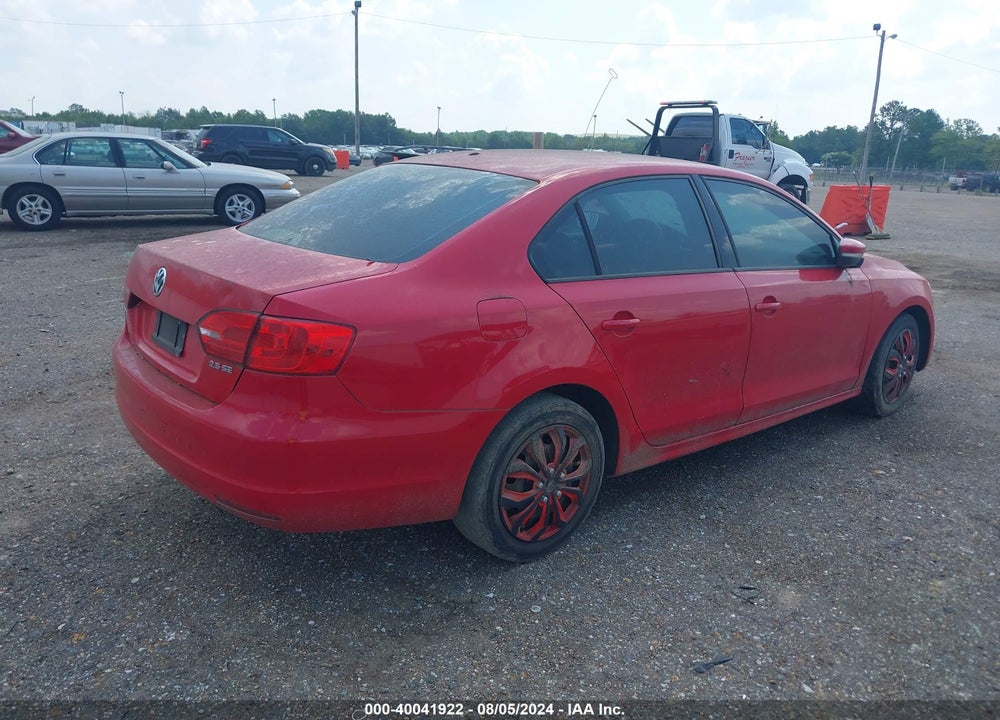 2012 VOLKSWAGEN JETTA 2.5L SE VIN: 3VWDP7AJ3CM119821