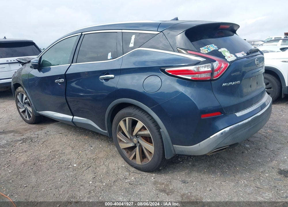 2015 NISSAN MURANO PLATINUM VIN: 5N1AZ2MH3FN240785