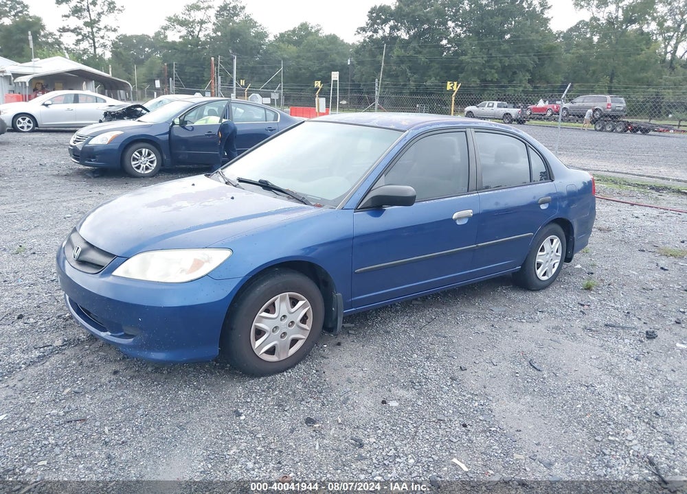 2005 HONDA CIVIC VP VIN: 2HGES163X5H546199