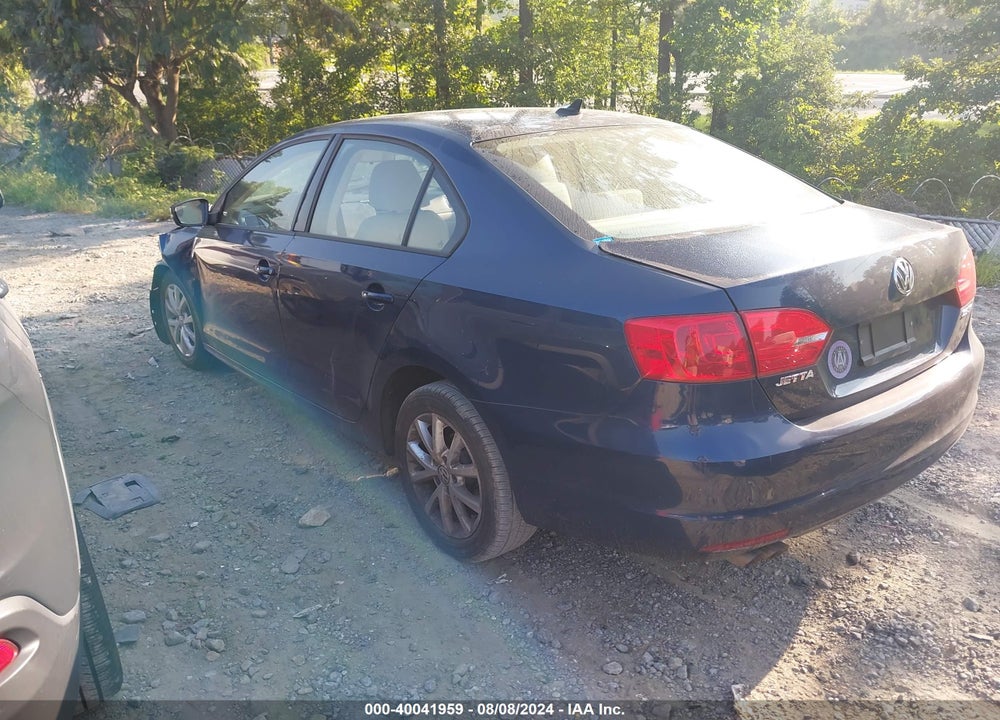 2012 VOLKSWAGEN JETTA 2.5L SE VIN: 3VWDP7AJ7CM391708