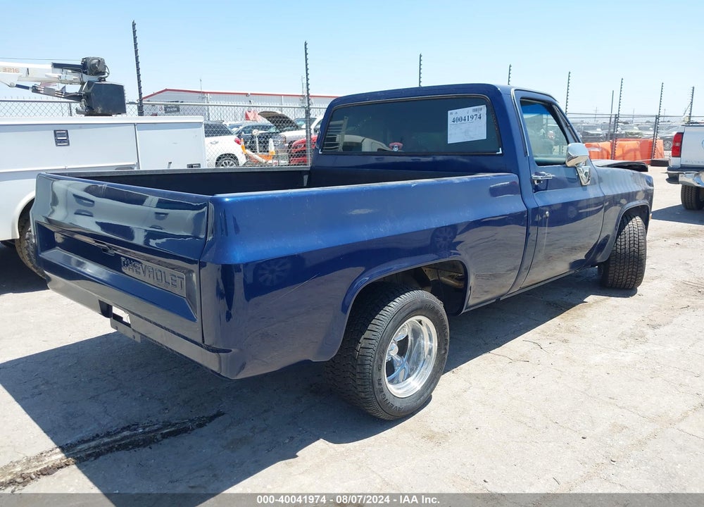 1981 CHEVROLET C10 VIN: 1GCDC14G9BF309889