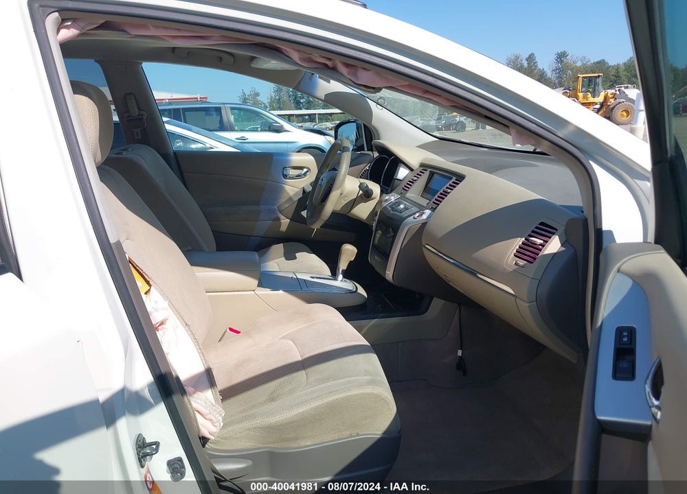 2009 NISSAN MURANO VIN: JN8AZ18W79W126749