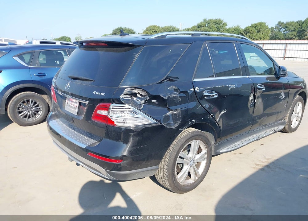 2015 MERCEDES-BENZ ML 350 4MATIC VIN: 4JGDA5HB9FA509701
