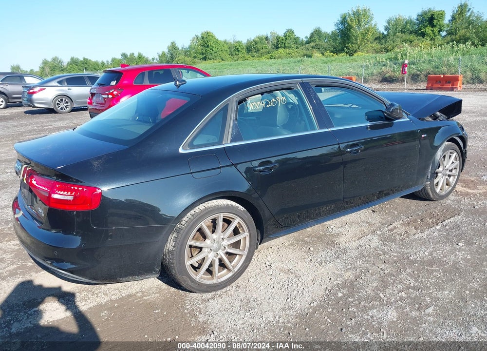 2016 AUDI A4 2.0T PREMIUM VIN: WAUFFAFL8GN009233