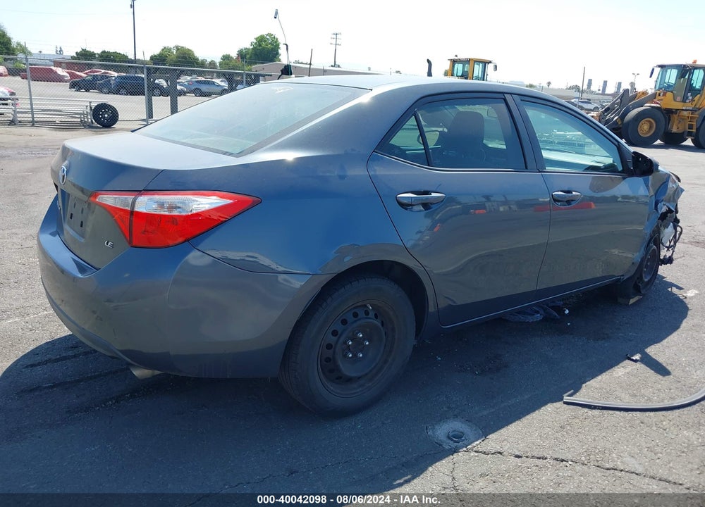2015 TOYOTA COROLLA LE VIN: 2T1BURHE8FC461754