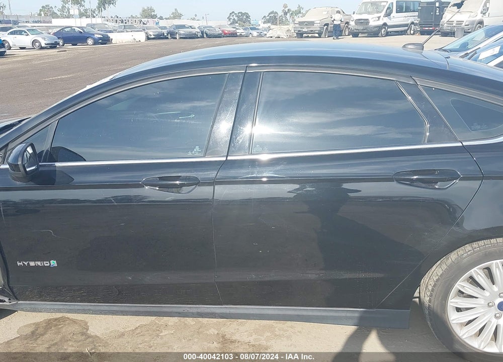 2016 FORD FUSION HYBRID S VIN: 3FA6P0UU8GR269303