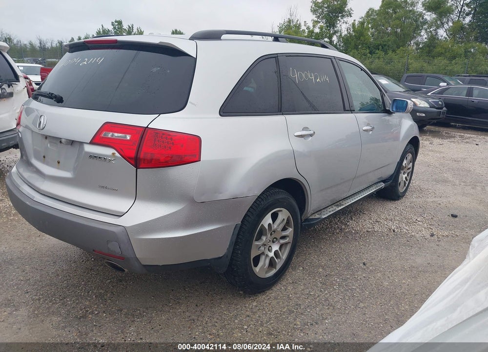 2008 ACURA MDX TECHNOLOGY PACKAGE VIN: 2HNYD28478H517761