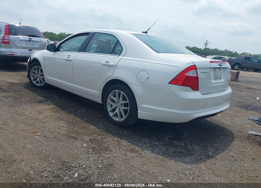 2012 FORD FUSION SEL VIN: 3FAHP0JA9CR309904