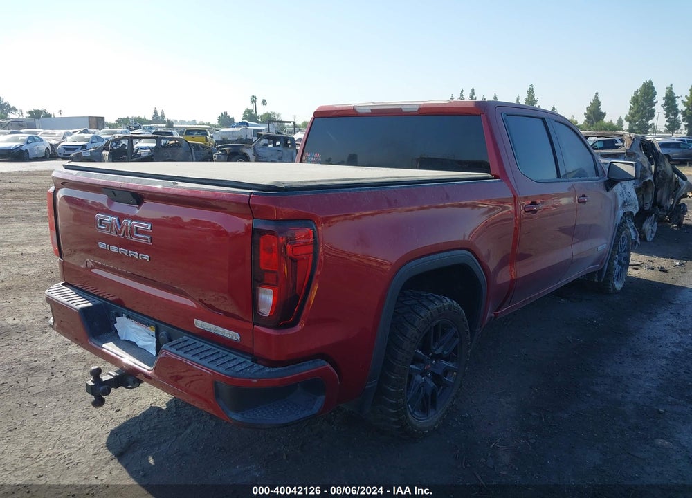 2021 GMC SIERRA 1500 2WD SHORT BOX ELEVATION VIN: 1GTP8CED5MZ214309