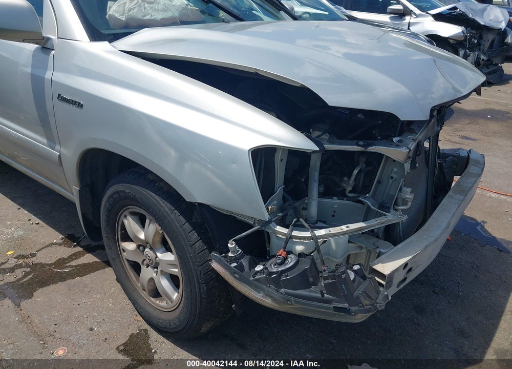 2003 TOYOTA HIGHLANDER LIMITED V6 VIN: JTEGF21A030099371