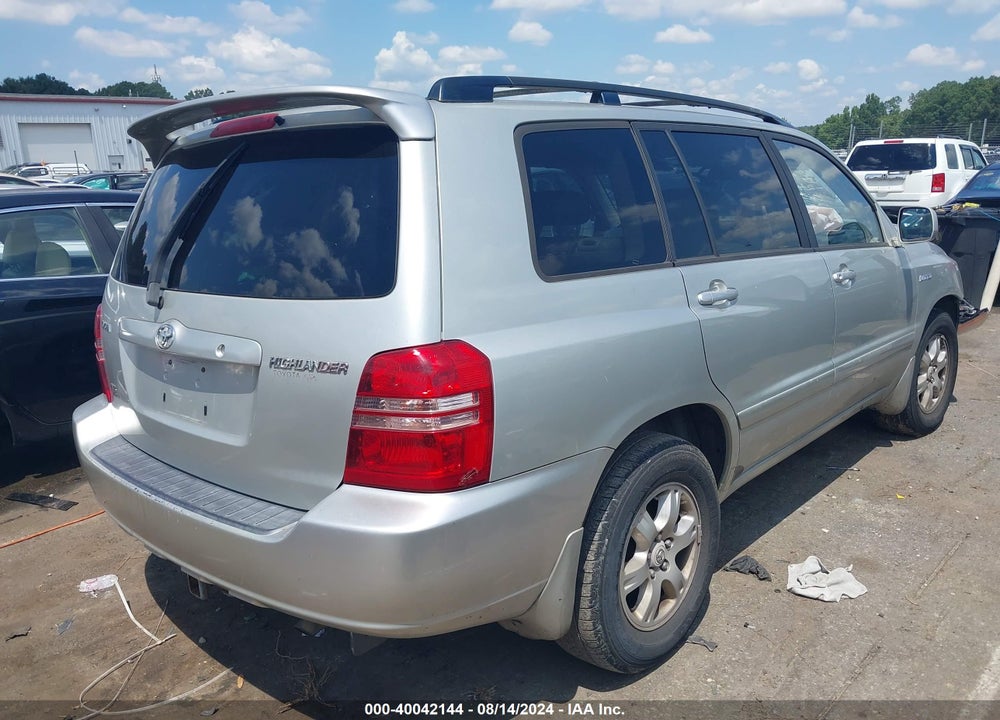 2003 TOYOTA HIGHLANDER LIMITED V6 VIN: JTEGF21A030099371