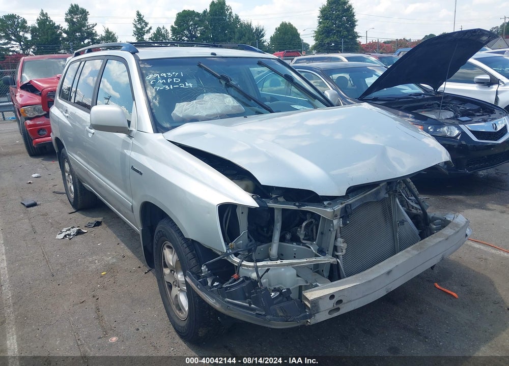 2003 TOYOTA HIGHLANDER LIMITED V6 VIN: JTEGF21A030099371