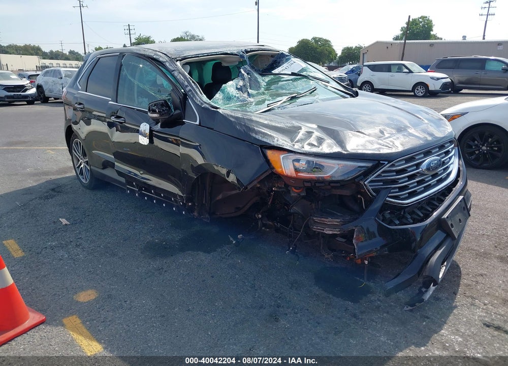 2019 FORD EDGE TITANIUM VIN: 2FMPK3K99KBB88357
