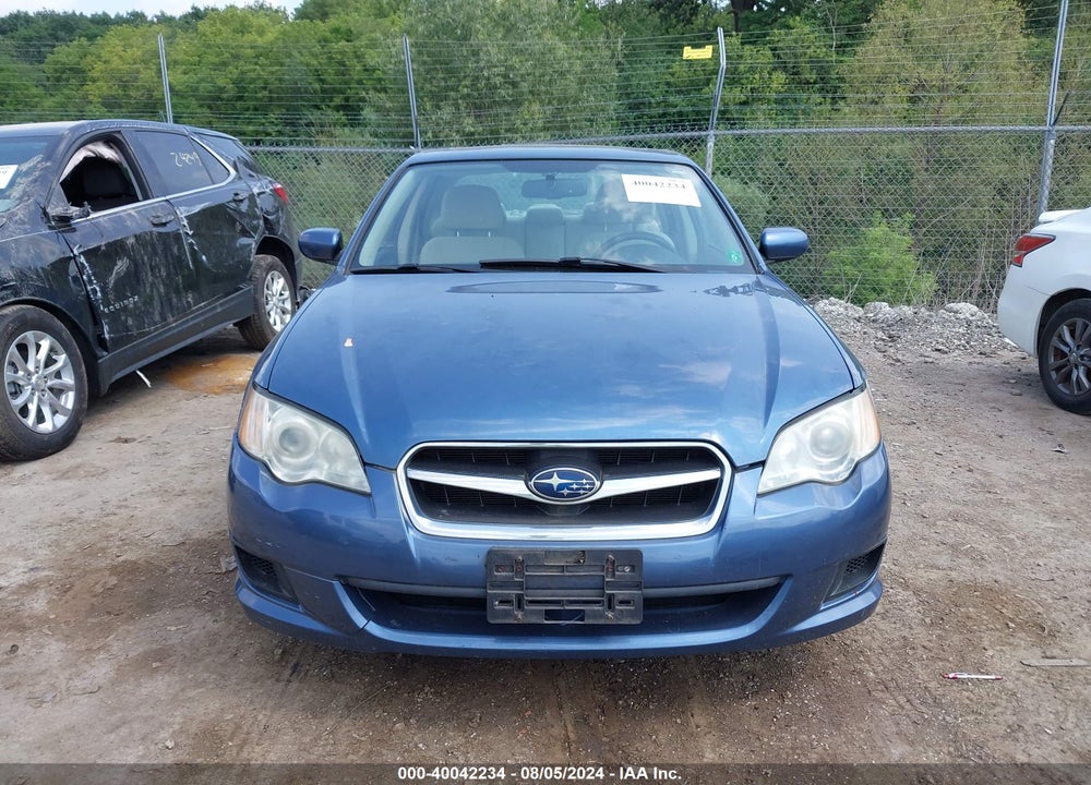 2009 SUBARU LEGACY 2.5I VIN: 4S3BL616197218281