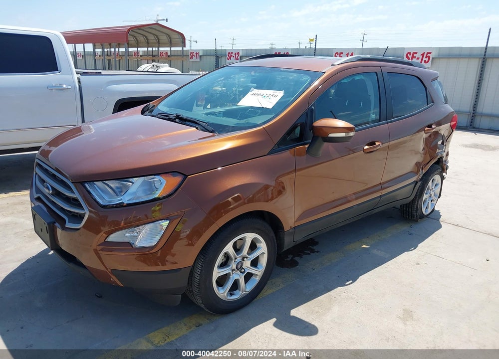 2019 FORD ECOSPORT SE VIN: MAJ3S2GE5KC254847