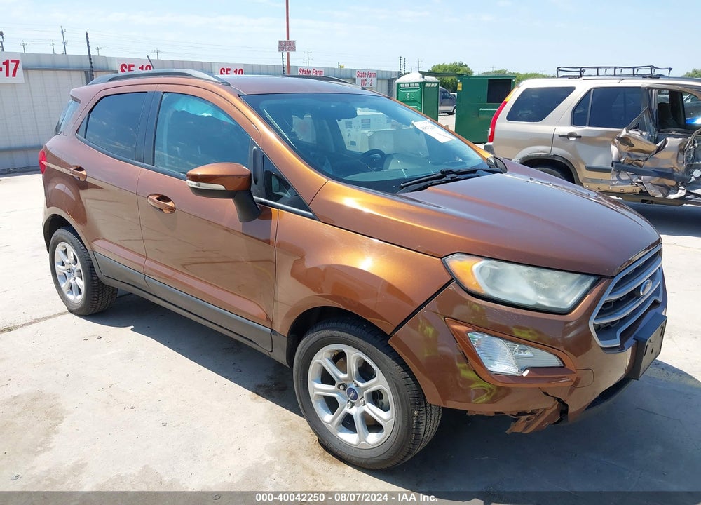 2019 FORD ECOSPORT SE VIN: MAJ3S2GE5KC254847