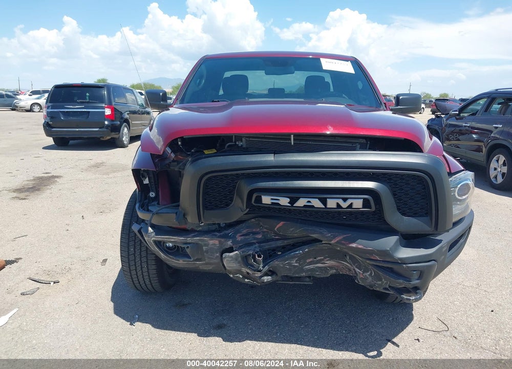 2021 RAM 1500 CLASSIC WARLOCK QUAD CAB 4X4 6'4 BOX VIN: 1C6RR7GG5MS566908
