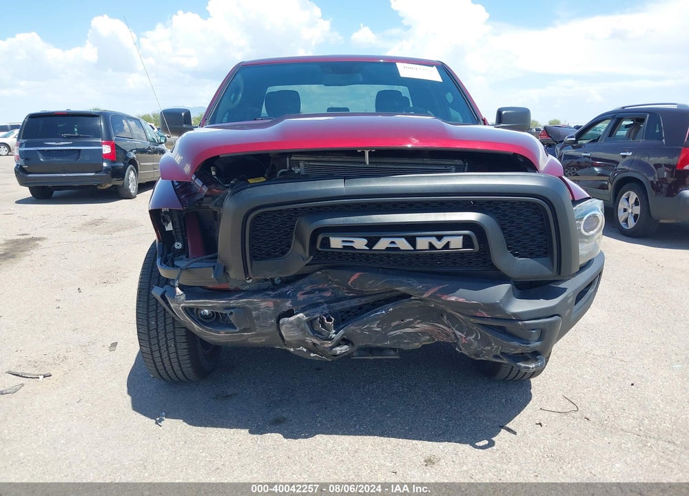 2021 RAM 1500 CLASSIC WARLOCK QUAD CAB 4X4 6'4 BOX VIN: 1C6RR7GG5MS566908