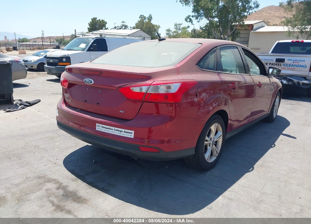 2013 FORD FOCUS SE VIN: 1FADP3F20DL344705