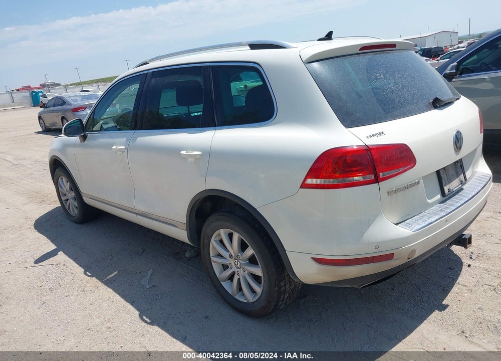 2012 VOLKSWAGEN TOUAREG VR6 SPORT VIN: WVGFF9BP3CD001949