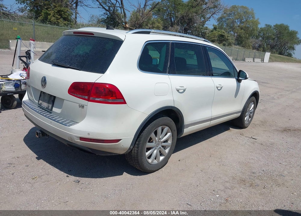 2012 VOLKSWAGEN TOUAREG VR6 SPORT VIN: WVGFF9BP3CD001949