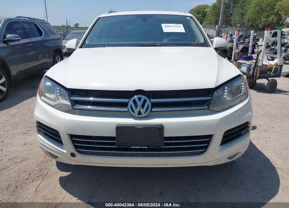 2012 VOLKSWAGEN TOUAREG VR6 SPORT VIN: WVGFF9BP3CD001949