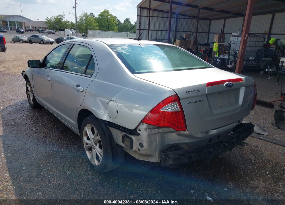 2012 FORD FUSION SE VIN: 3FAHP0HA4CR232249