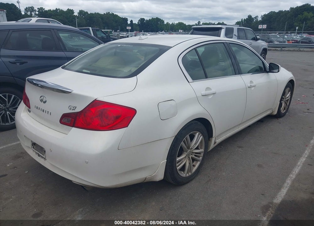 2012 INFINITI G37 JOURNEY VIN: JN1CV6AP7CM933763