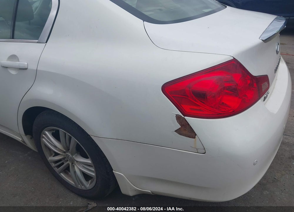 2012 INFINITI G37 JOURNEY VIN: JN1CV6AP7CM933763