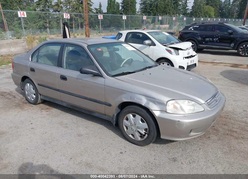 2000 HONDA CIVIC LX VIN: 1HGEJ6671YL049892