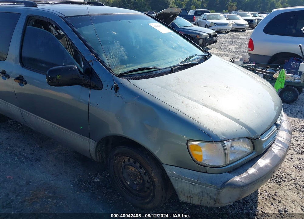 2000 TOYOTA SIENNA LE VIN: 4T3ZF13CXYU291177