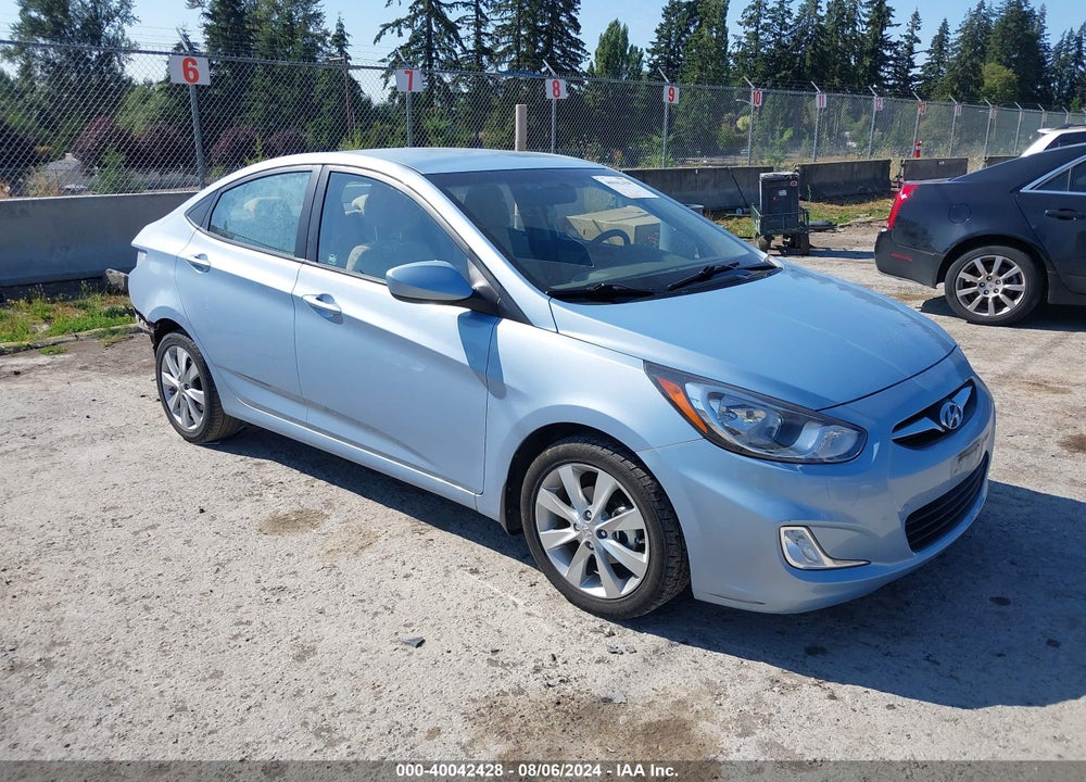 2013 HYUNDAI ACCENT GLS VIN: KMHCU4AE1DU442962
