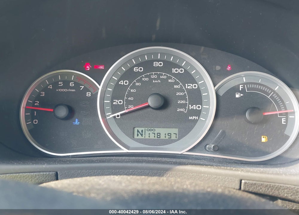 2009 SUBARU IMPREZA 2.5I VIN: JF1GE61619H520380