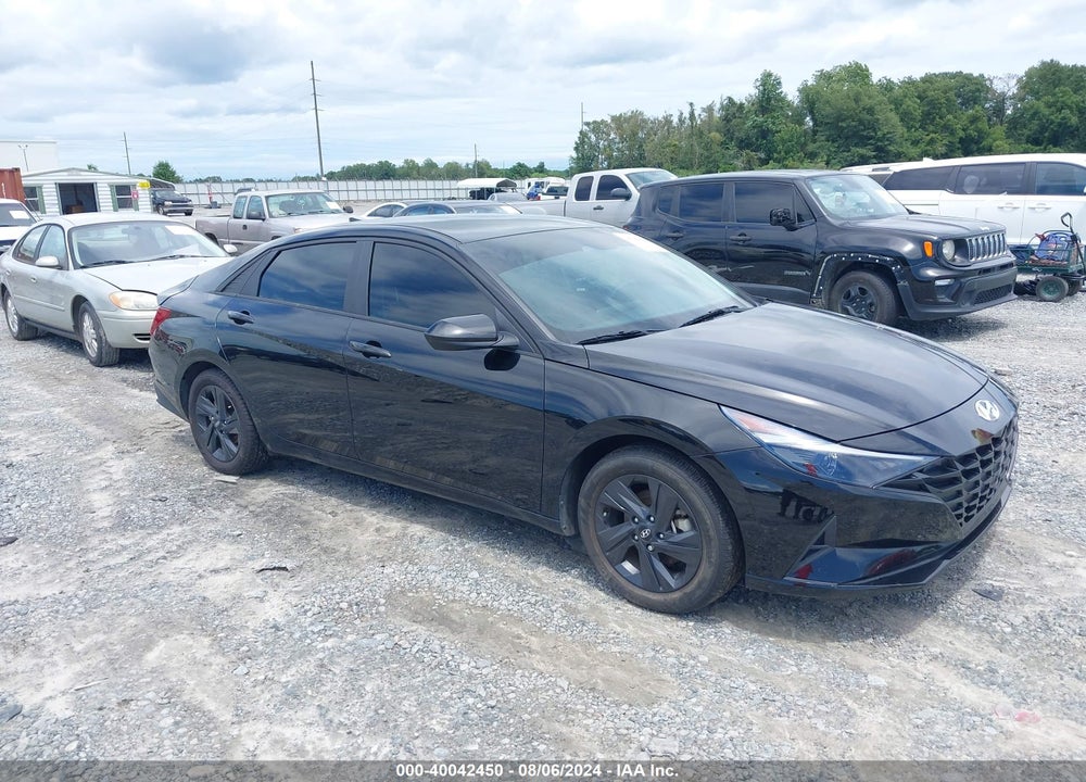 2022 HYUNDAI ELANTRA HYBRID BLUE VIN: KMHLM4AJ5NU018280