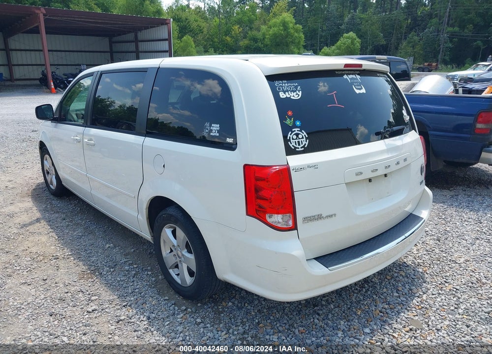 2013 DODGE GRAND CARAVAN SE VIN: 2C4RDGBG2DR762532