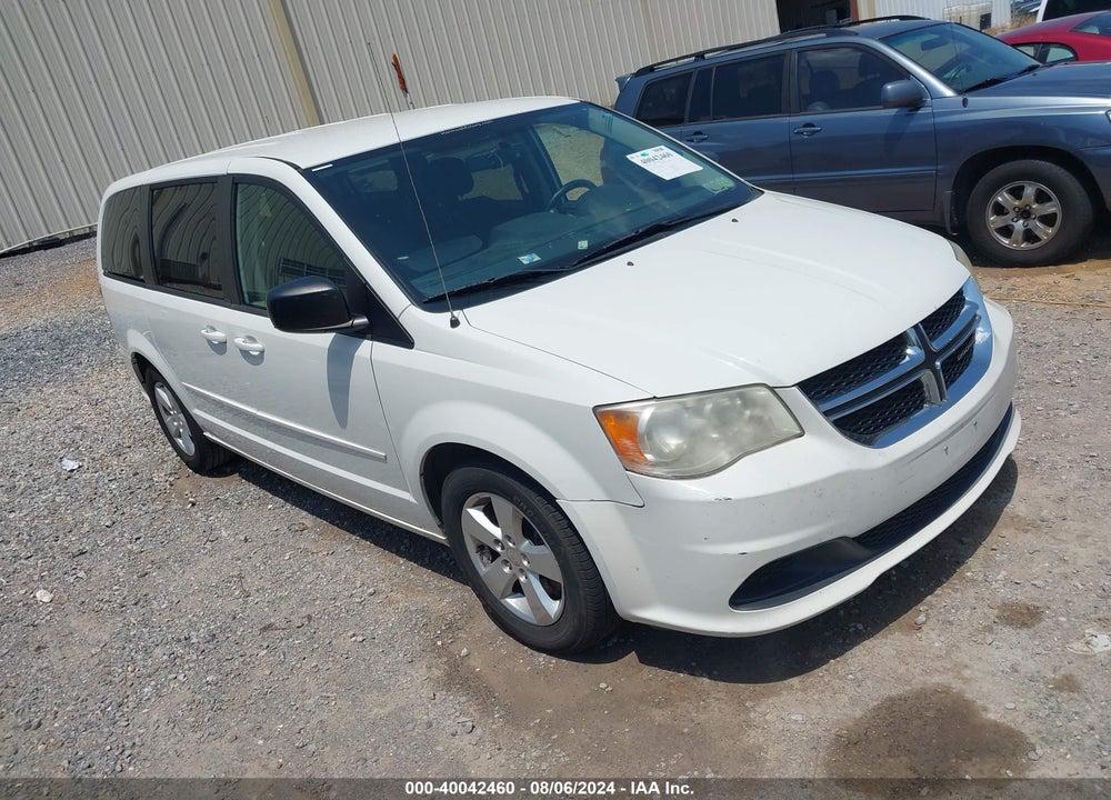 2013 DODGE GRAND CARAVAN SE VIN: 2C4RDGBG2DR762532