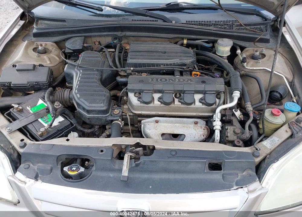 2001 HONDA CIVIC LX VIN: 2HGES16511H536124