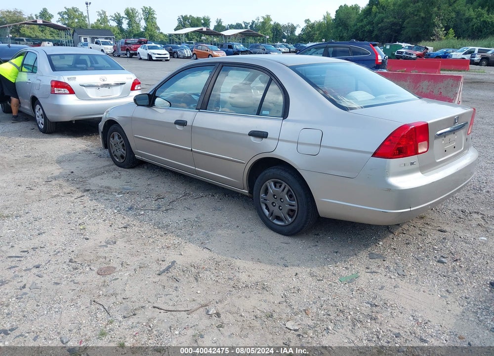 2001 HONDA CIVIC LX VIN: 2HGES16511H536124