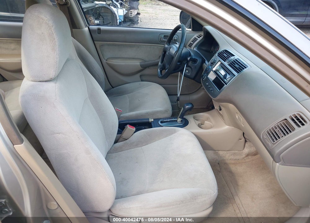 2001 HONDA CIVIC LX VIN: 2HGES16511H536124