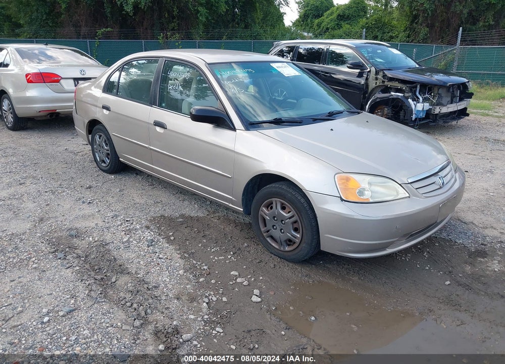 2001 HONDA CIVIC LX VIN: 2HGES16511H536124