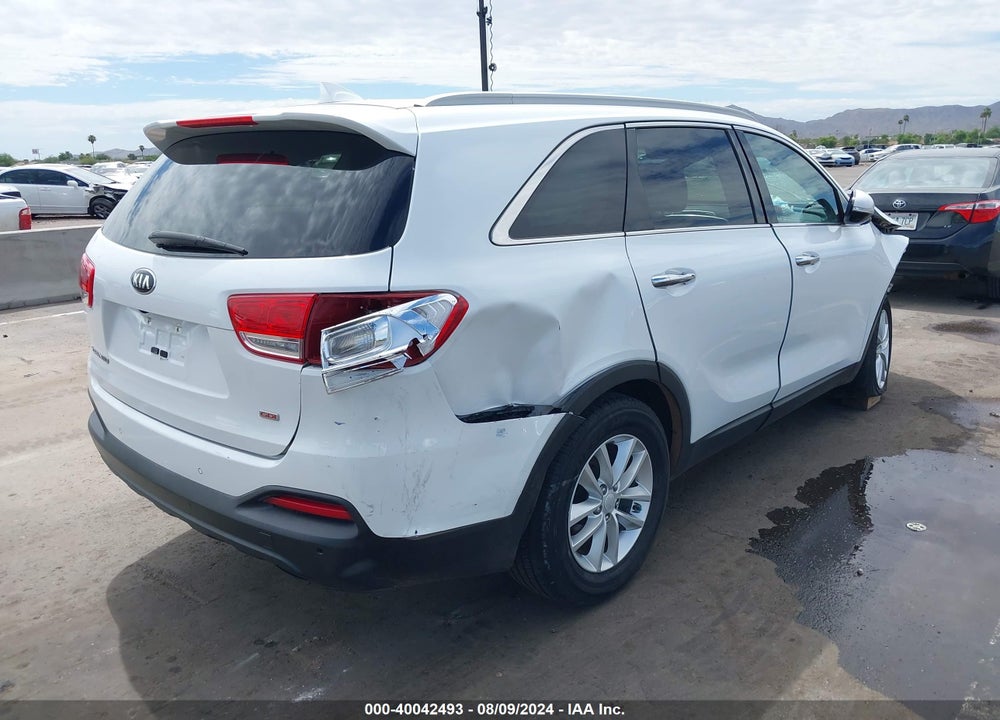 2017 KIA SORENTO 2.4L LX VIN: 5XYPG4A31HG201809