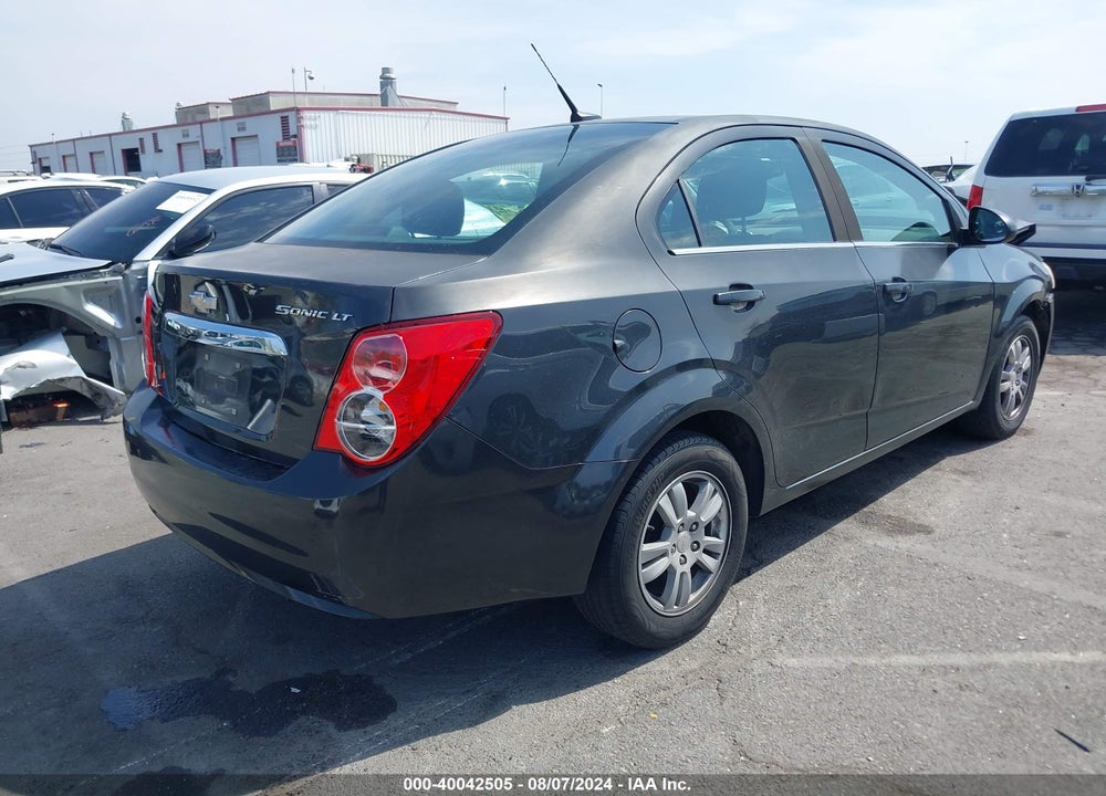 2014 CHEVROLET SONIC LT AUTO VIN: 1G1JC5SG0E4108405